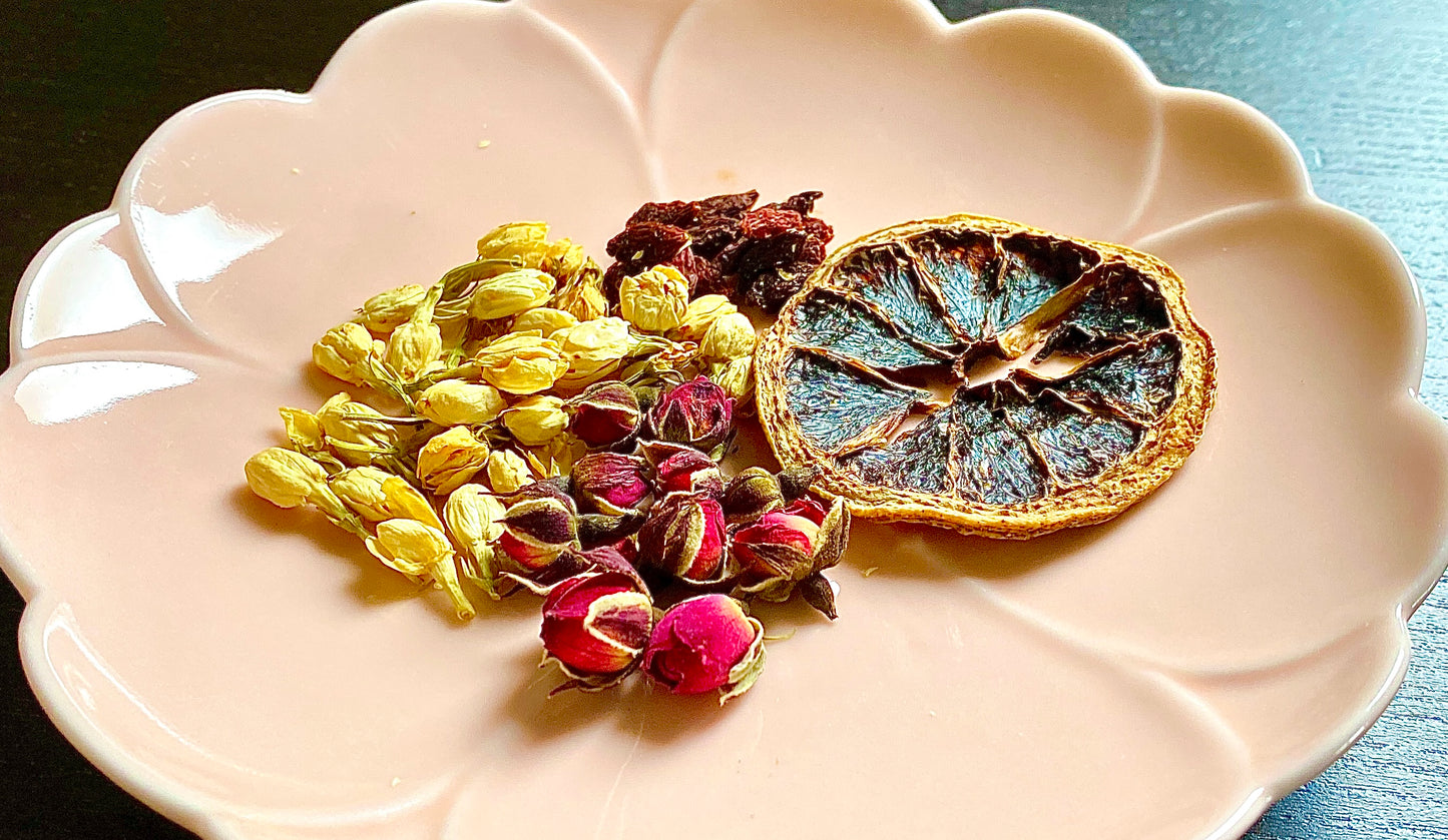 檸檬玫瑰茉莉花茶